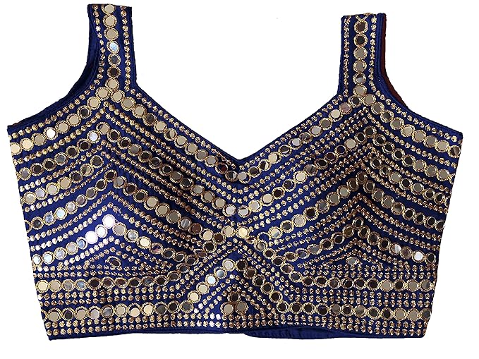 Real Mirror Sleeveless Readymade Blouse Online in India