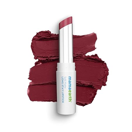 Mamaearth's Grape Wine - Best lipstick shades for indian skin tones