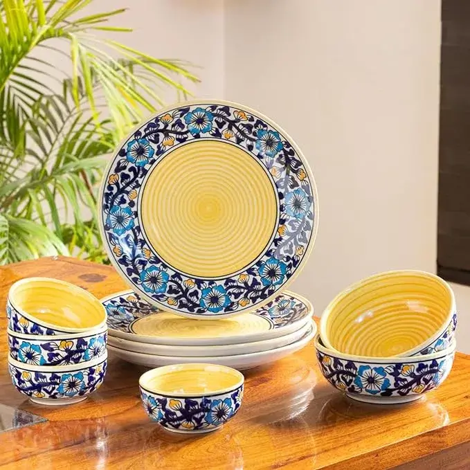 Buy ExclusiveLane's Ceramic Dinner Set Online in India - Amazon finds