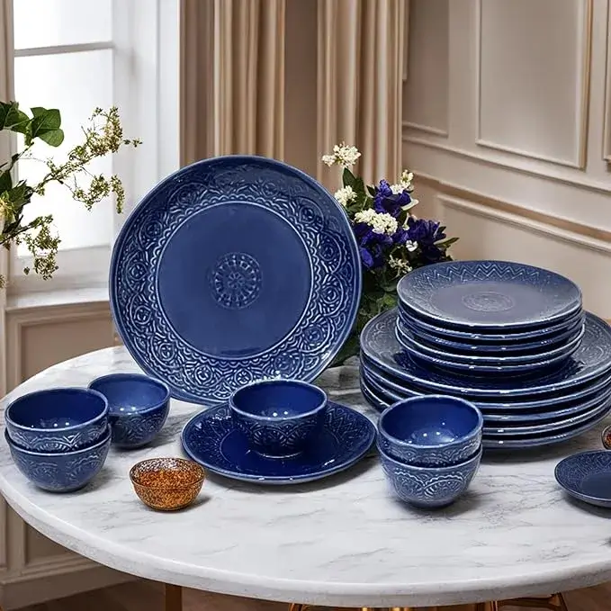 Buy Praahi Lifestyle Ceramic Handmade Dinner Set Online in India - Amazon finds