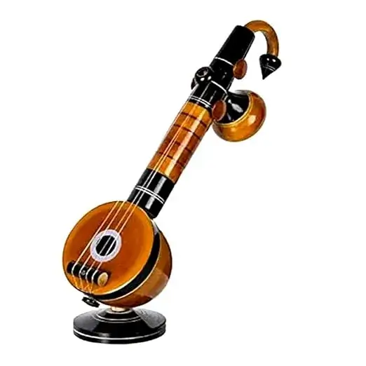 MAMU SHOP Eco-Friendly Eucalyptus Wooden Veena on Amazon India